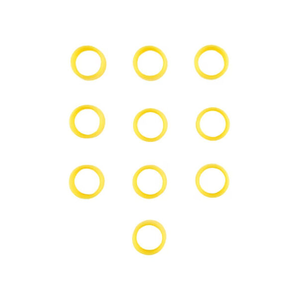 Yellow Antenna ID Band (10 Pack)
